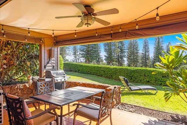 a view of yard with patio