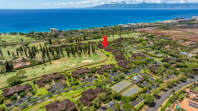 a view of a city with an ocean