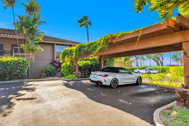 a view of street with sitting area