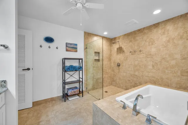 a bathroom with a sink and a tub