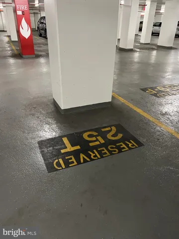 a view of parking space