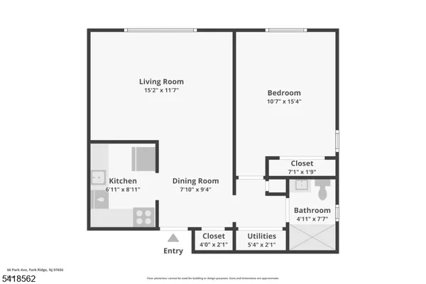 $2,850 | 66 Park Avenue, Unit C, Park Ridge, NJ 07656