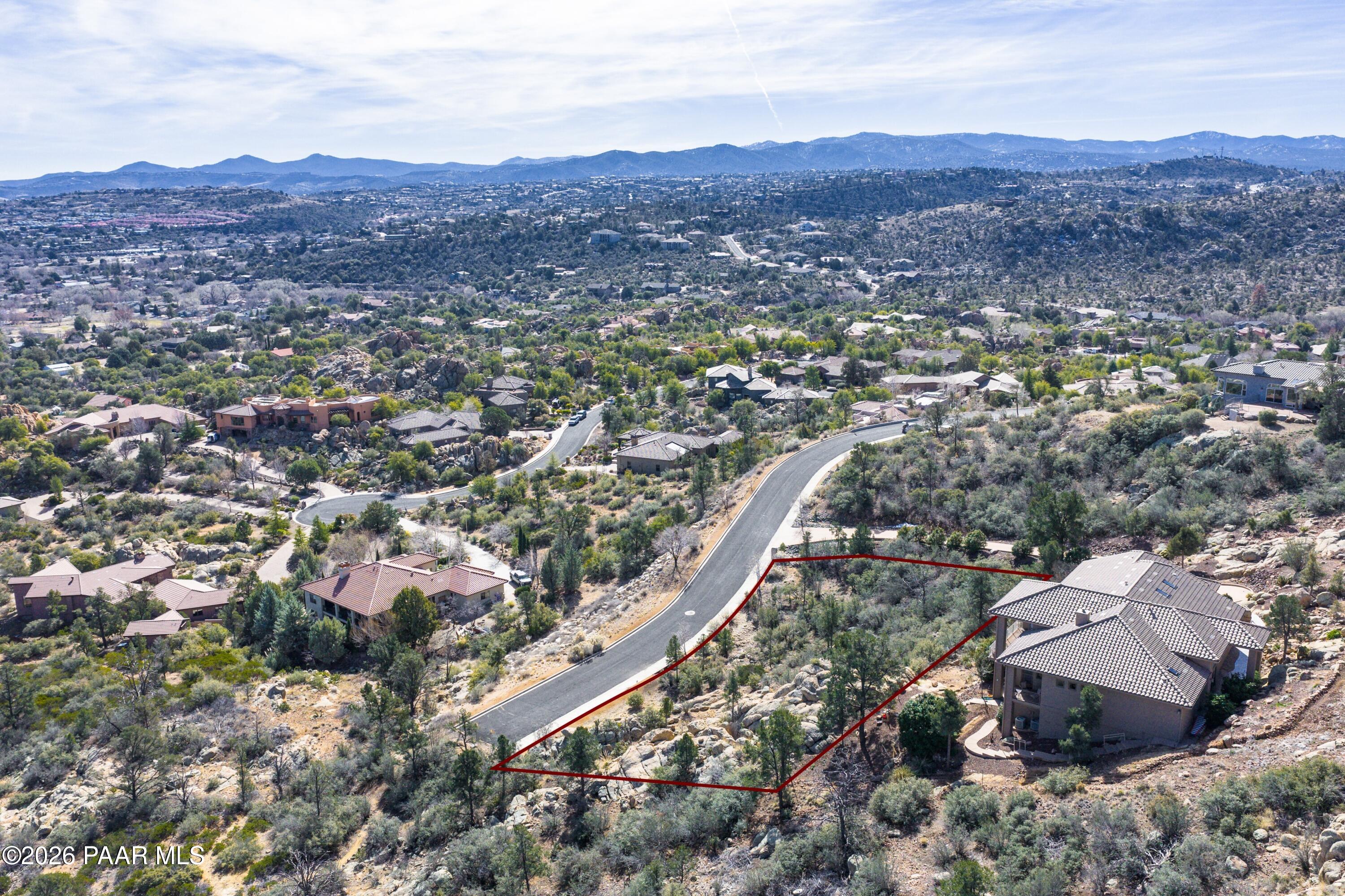 3076 La Questa Prescott, AZ 86305 - Photo 11 of 38 an aerial view of residential house and green space