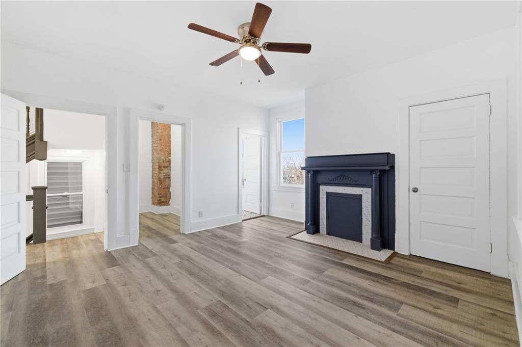 3707 Atkins Street Pittsburgh, PA 15212 - Photo 26 of 41 an empty room with closet and a ceiling fan