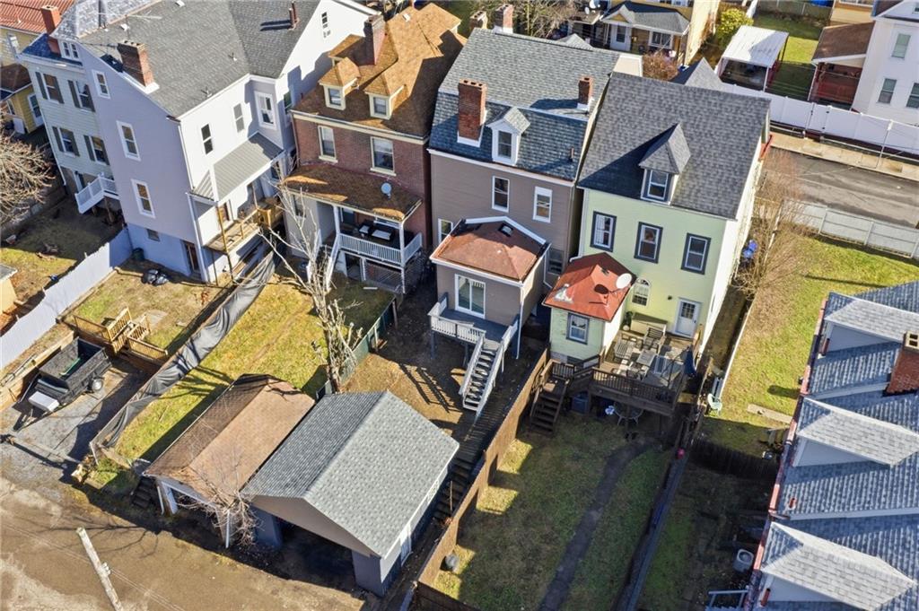 3707 Atkins Street Pittsburgh, PA 15212 - Photo 39 of 41 an aerial view of residential houses with outdoor space