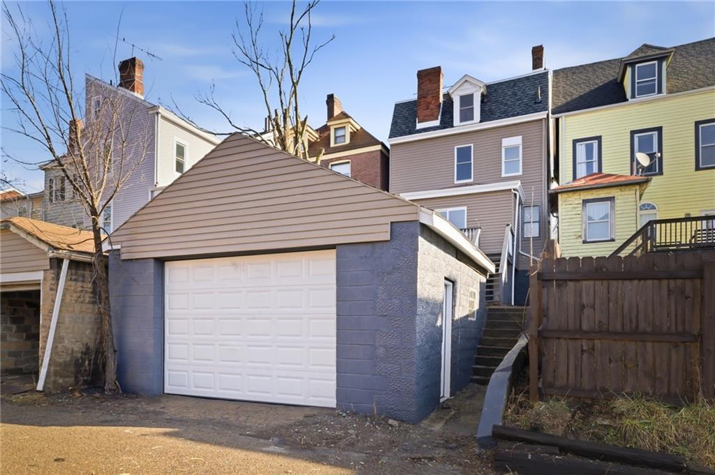 3707 Atkins Street Pittsburgh, PA 15212 - Photo 41 of 41 a front view of a house with a garage