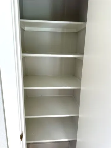 a close view of closet