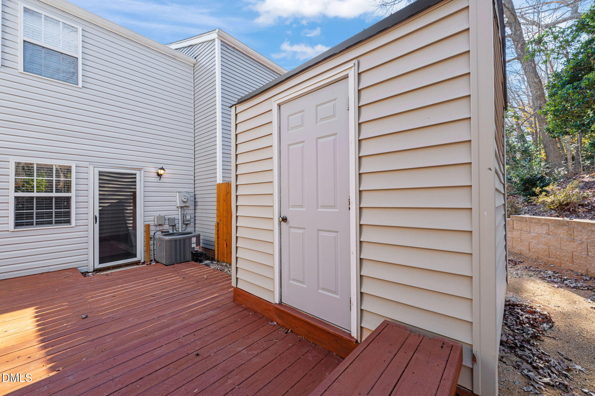 7739 Ohmann Court Raleigh, NC 27615 - Photo 34 of 38 a view of front door deck