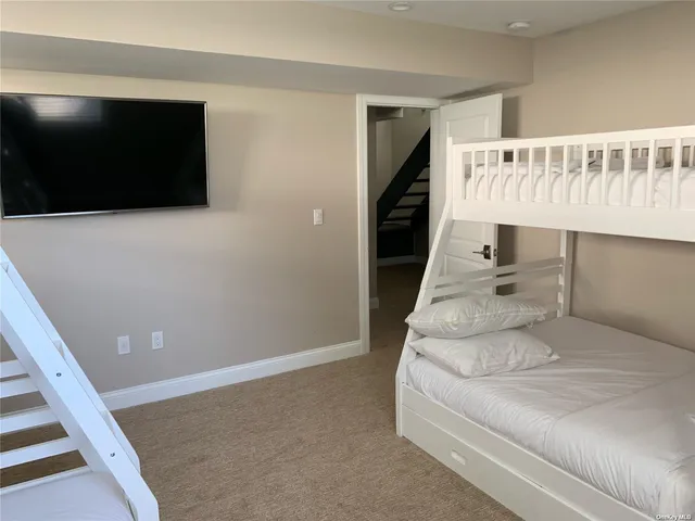 a view of a patio and table in the patio