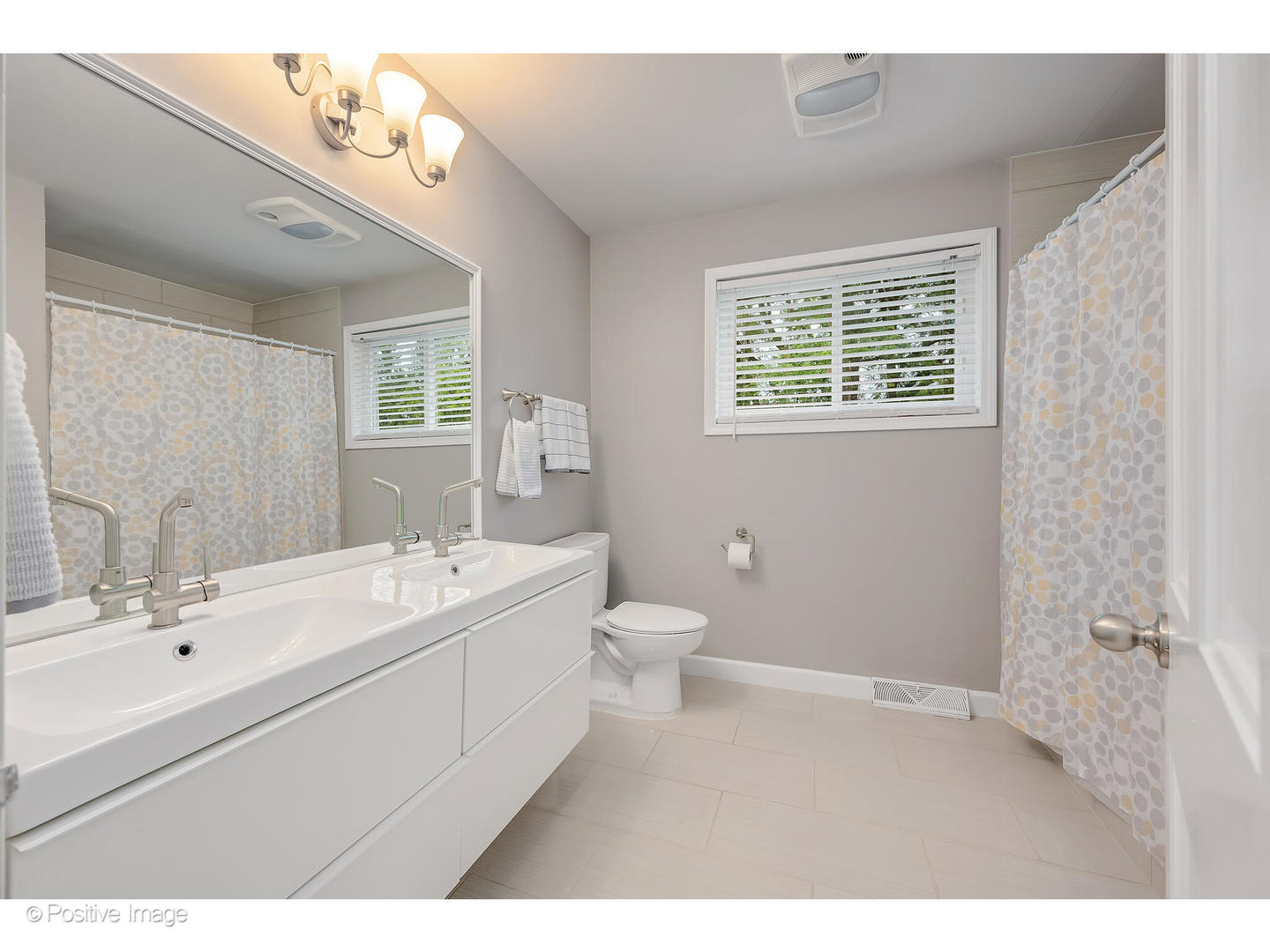 3672 Venard Road Downers Grove, IL 60515 - Photo 27 of 44 a bathroom with a toilet a sink and mirror