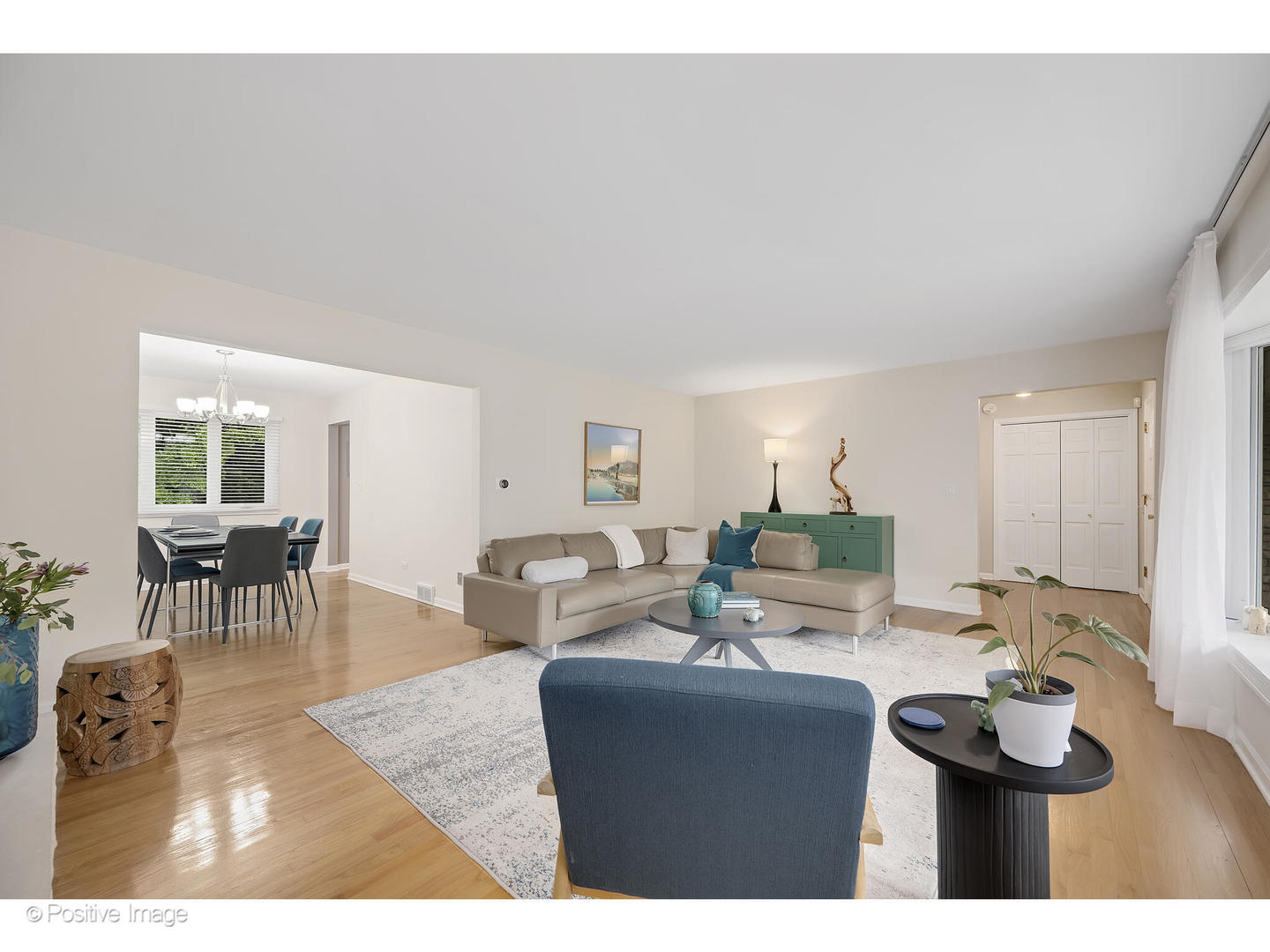 3672 Venard Road Downers Grove, IL 60515 - Photo 7 of 44 a living room with furniture and a wooden floor