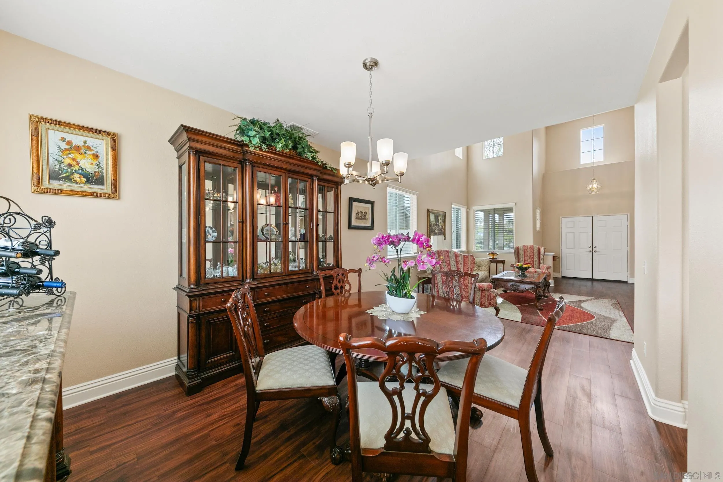 35920 Devonshire Lane Wildomar, CA 92595 - Photo 14 of 50 a view of a dining room with furniture window and wooden floor
