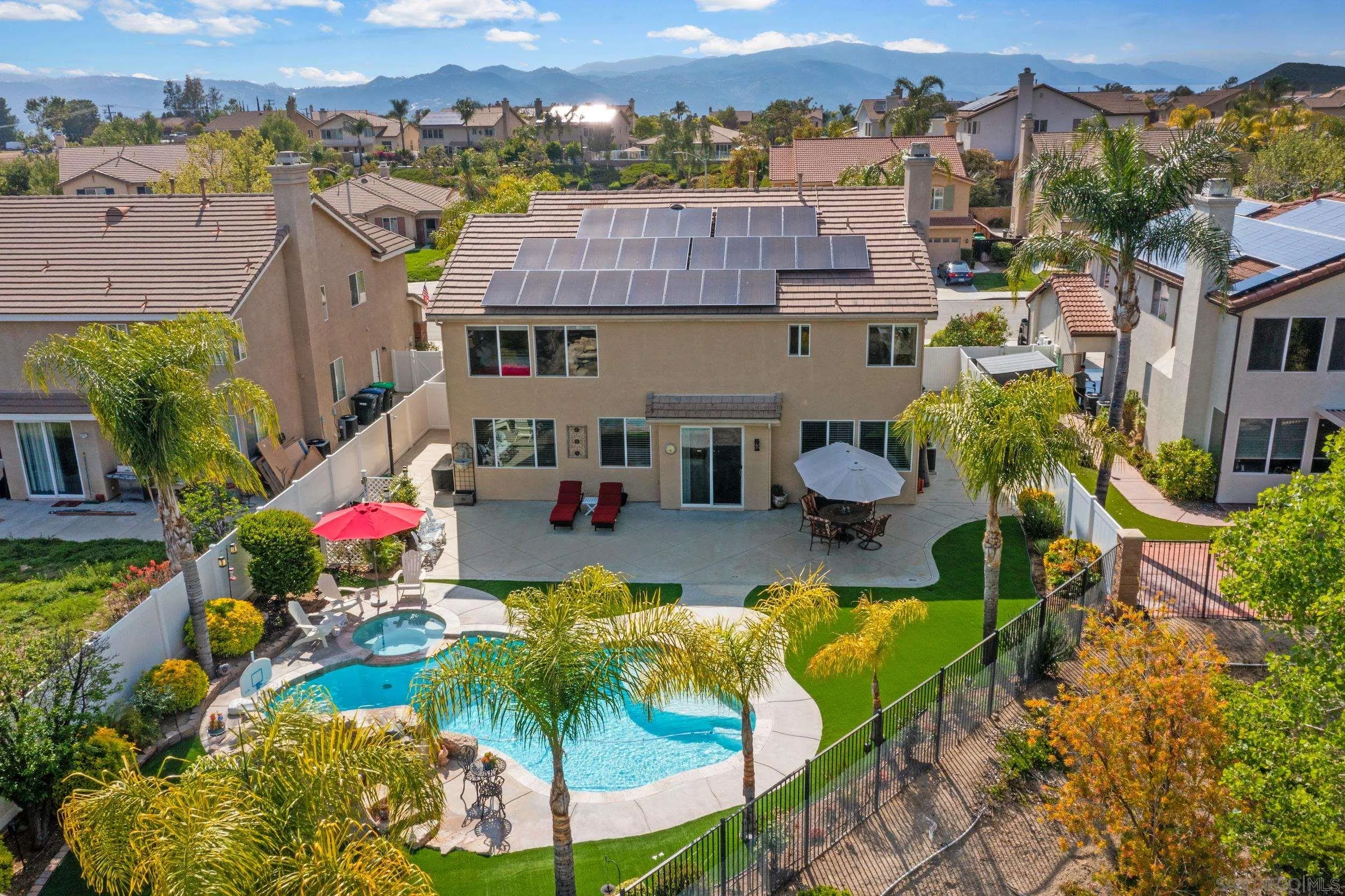 35920 Devonshire Lane Wildomar, CA 92595 - Photo 3 of 50 a aerial view of a house with a yard and lake view