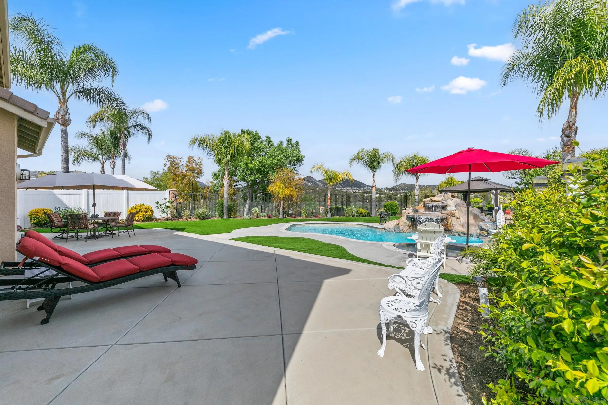 35920 Devonshire Lane Wildomar, CA 92595 - Photo 43 of 50 an outdoor space with swimming pool and furniture