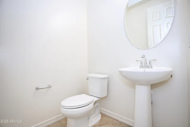 an empty room with closet area