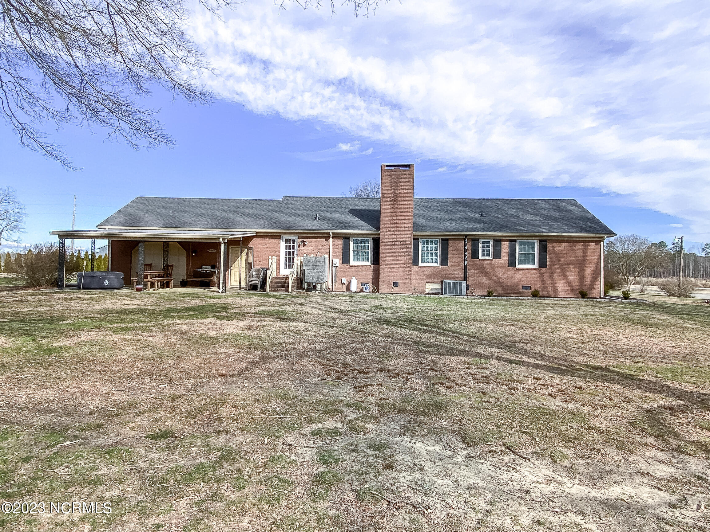 139 Johnny Harrell Road Gates, NC 27937 - Photo 46 of 56 view from middle of backyard
