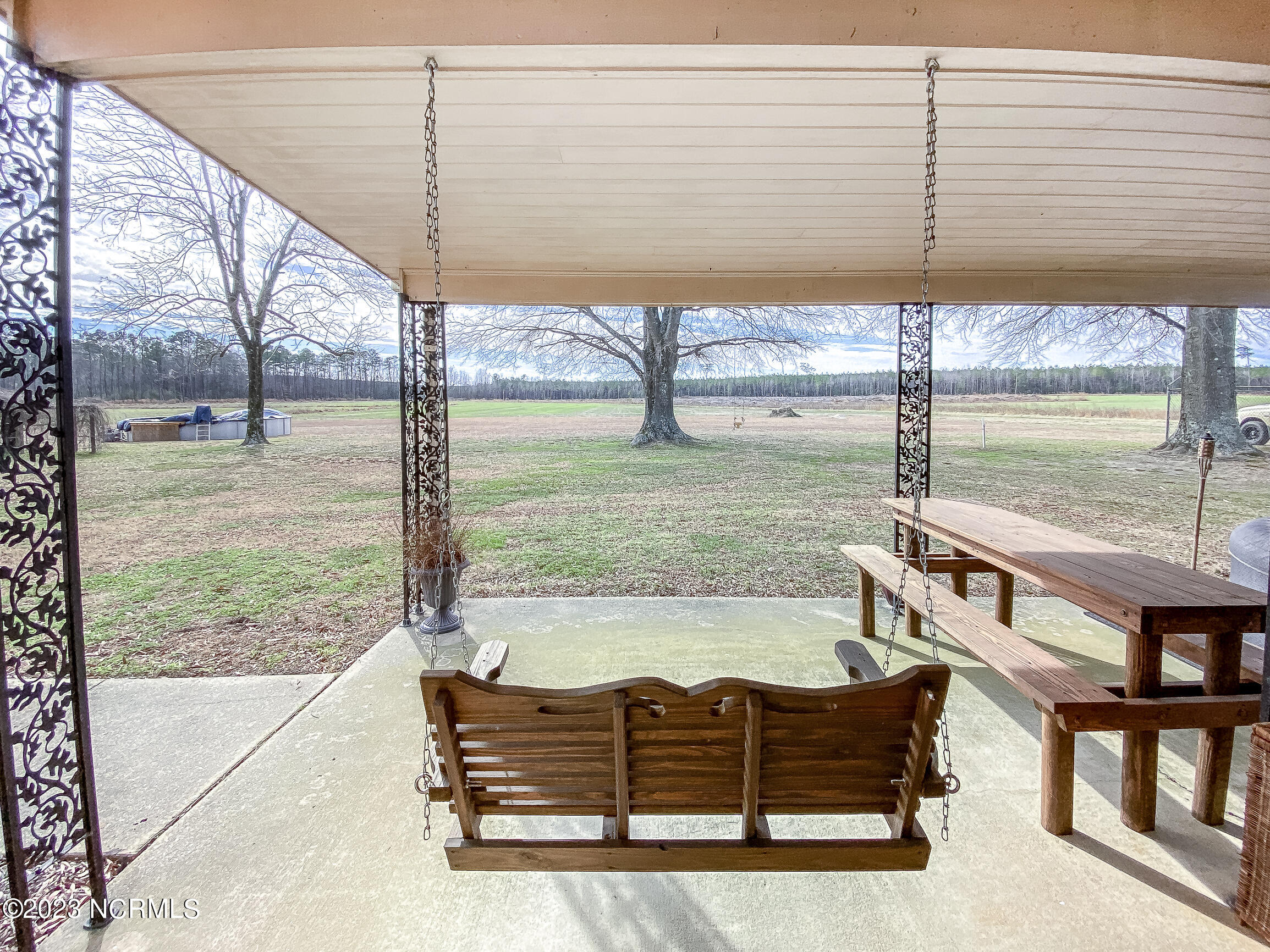 139 Johnny Harrell Road Gates, NC 27937 - Photo 49 of 56 Covered patio area