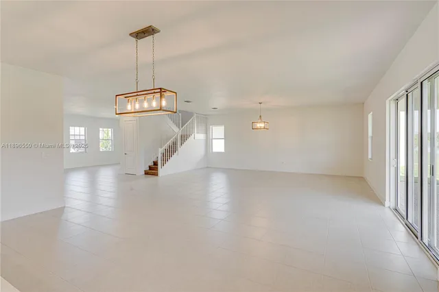 a view of an empty room