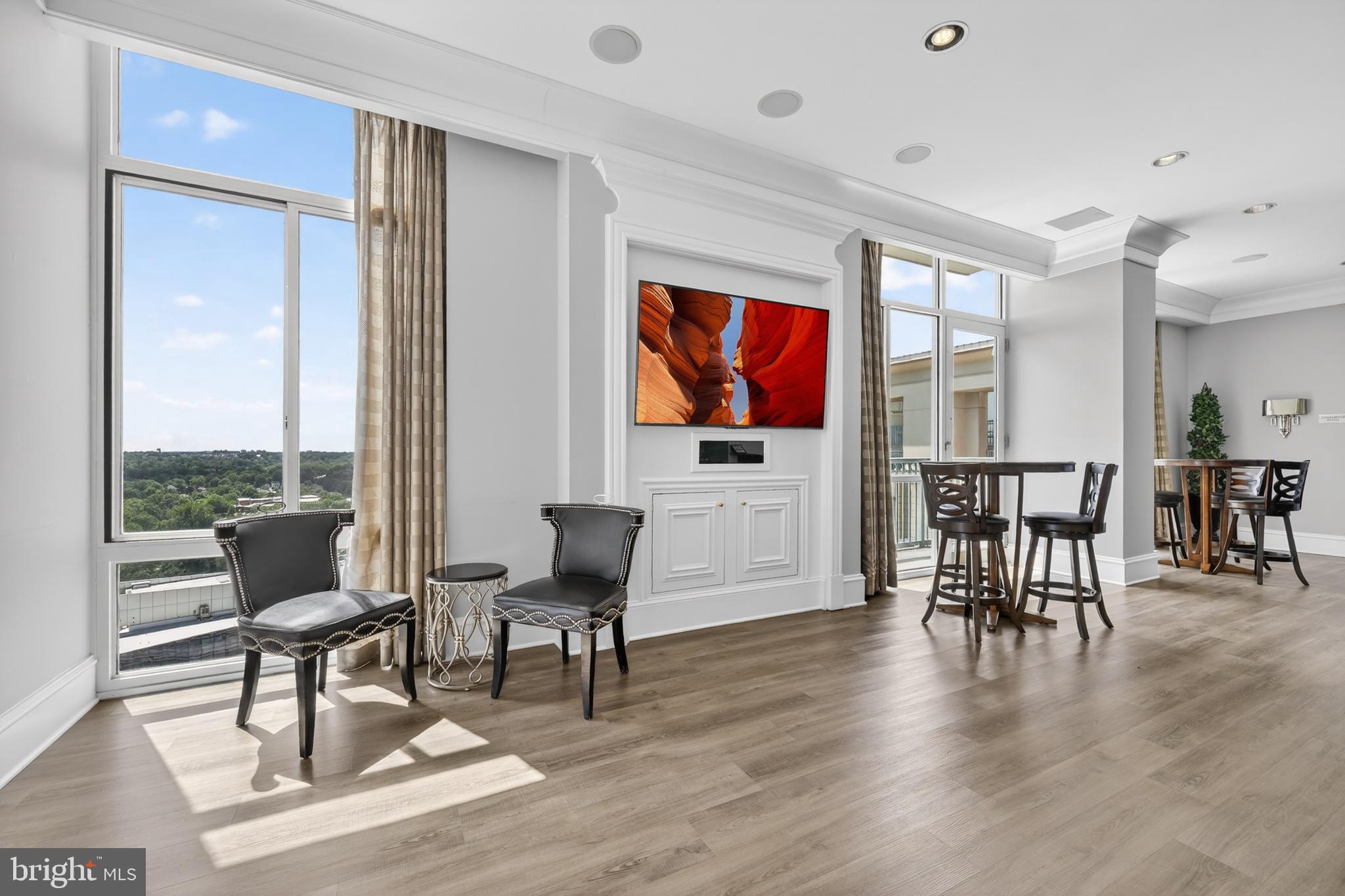851 North Glebe Road, Unit 1301 Arlington, VA 22203 - Photo 69 of 84 Resident Lounge with Skyline Views!