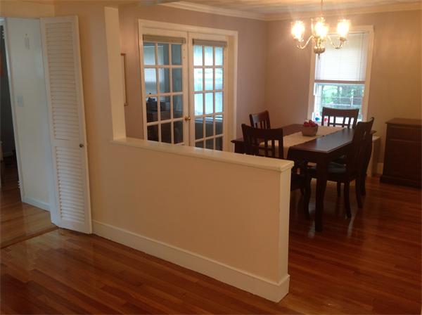 47 Margaret Road Newton, MA 02461 - Photo 7 of 12 a view of a dining room with furniture and wooden floor