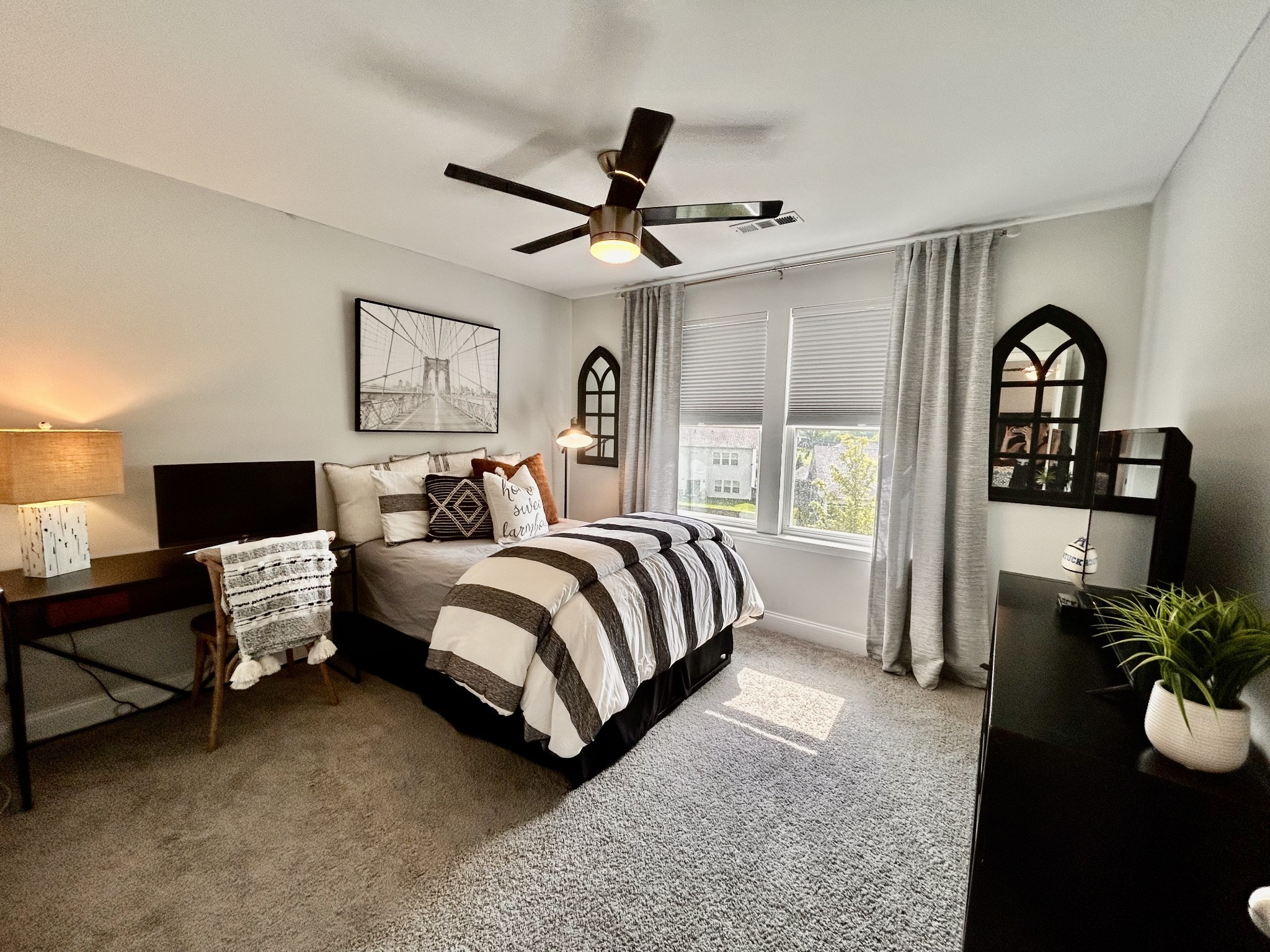 1000 June Wilde Ridge Spring Hill, TN 37174 - Photo 22 of 37 a bedroom with a bed mirror and window