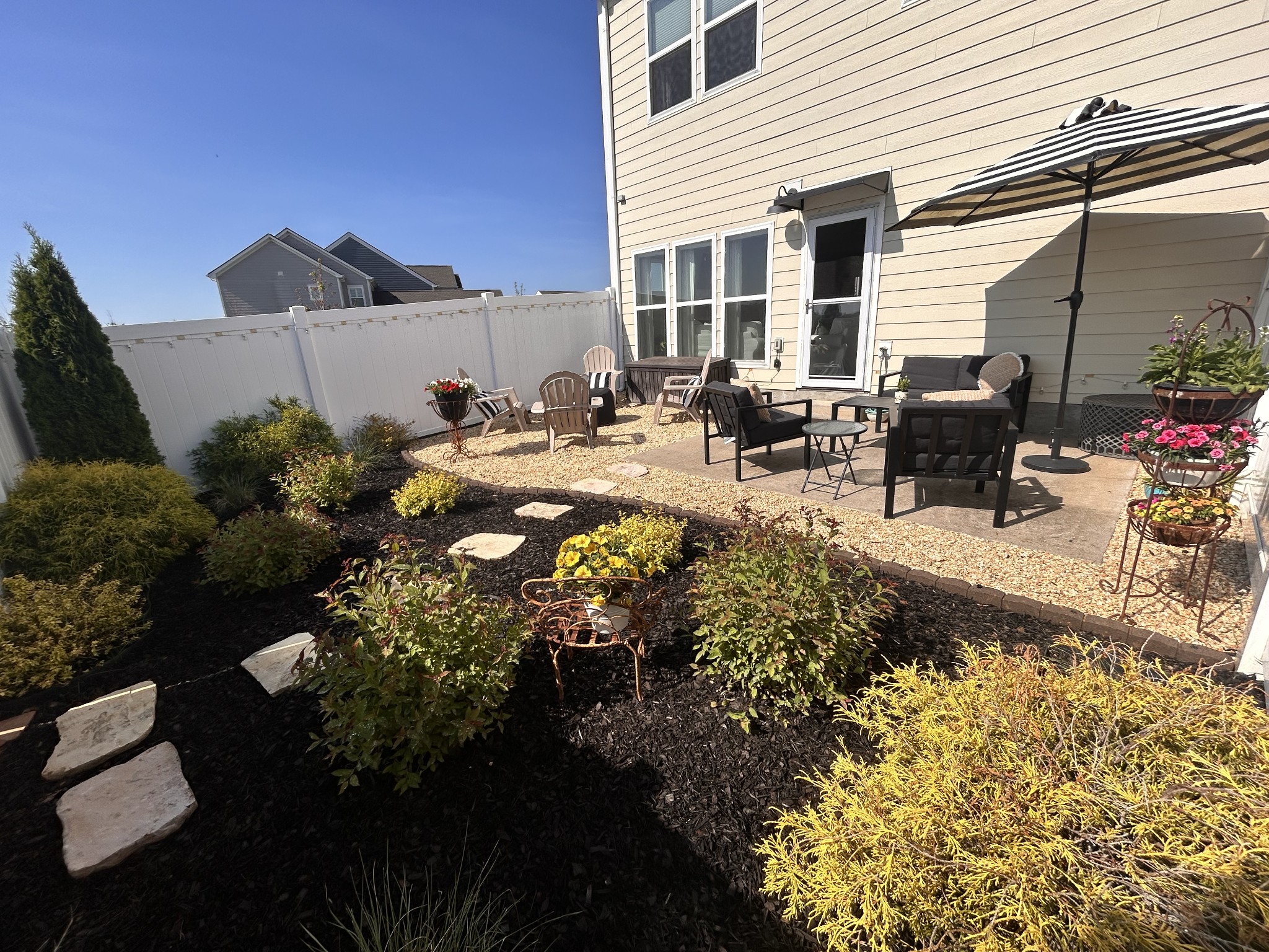 1000 June Wilde Ridge Spring Hill, TN 37174 - Photo 27 of 37 a view of a backyard with sitting area