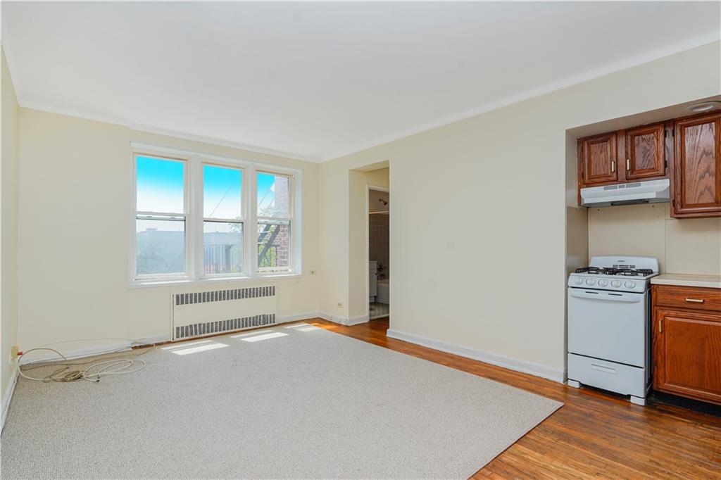 9430 Ridge Boulevard, Unit 6F Brooklyn, NY 11209 - Photo 6 of 15 a big room with wooden floor and windows