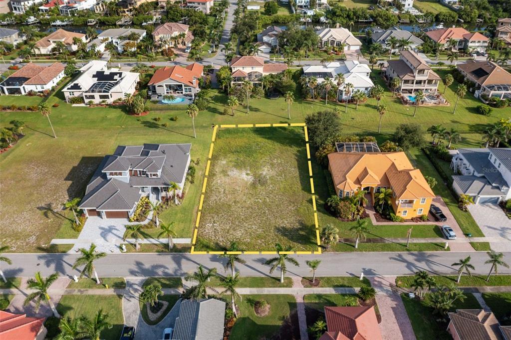 6436 Rubia Circle Apollo Beach, FL 33572 - Photo 3 of 16 an aerial view of residential houses with outdoor space and lake view