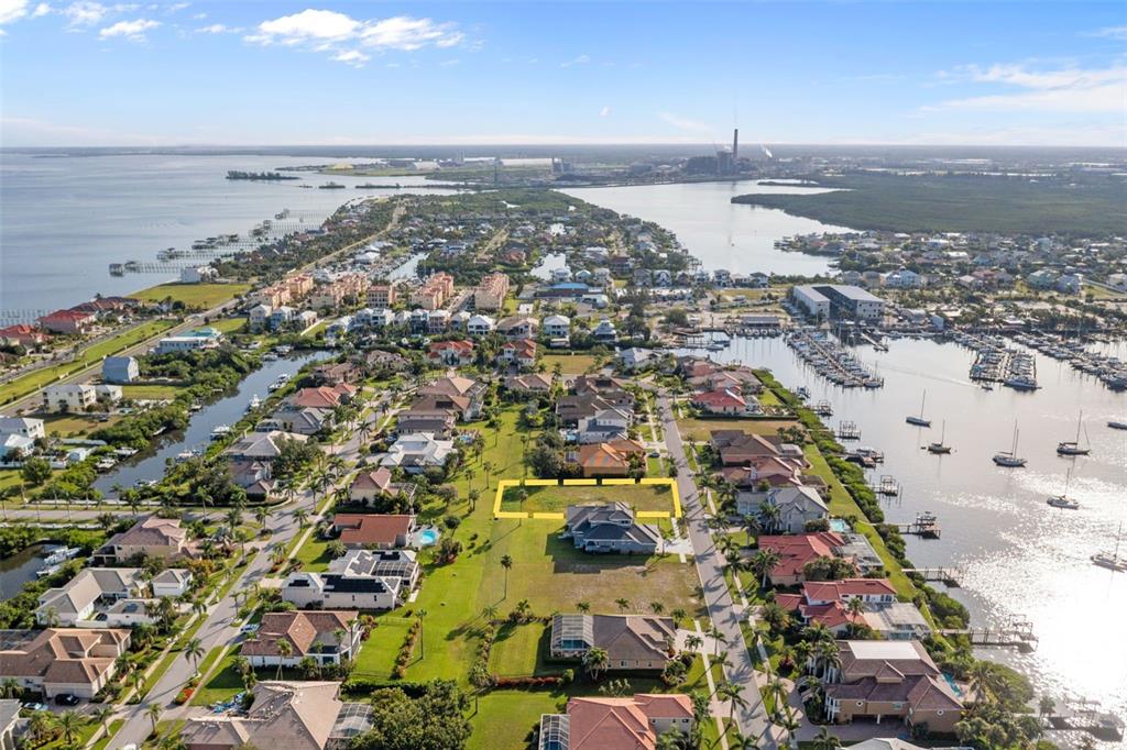 6436 Rubia Circle Apollo Beach, FL 33572 - Photo 8 of 16 an aerial view of beach and ocean