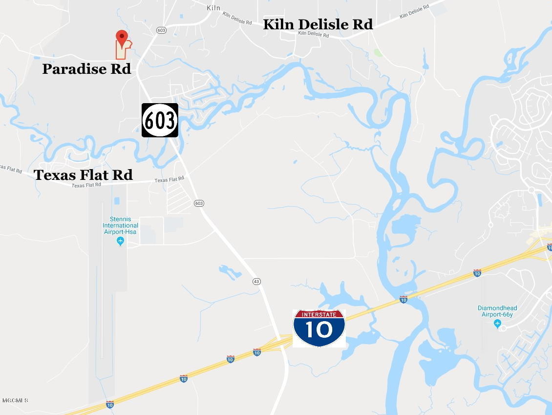 7190 Paradise Road Kiln, MS 39556 - Photo 67 of 67 Aerial distance to Interstate 10