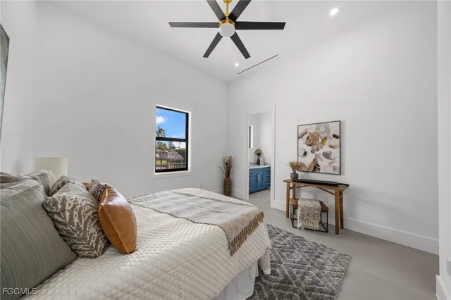 a view of swimming pool from a balcony