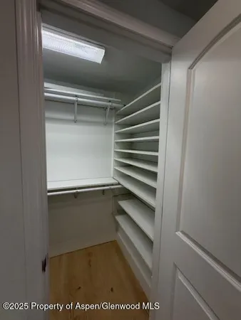 a view of walk in closet