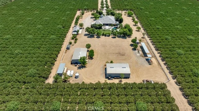 a view of a lake with a yard