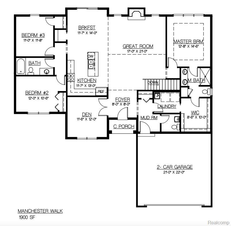 5382 Spring Meadows Way Linden, MI 48451 - Photo 20 of 20 View of property floor plan
