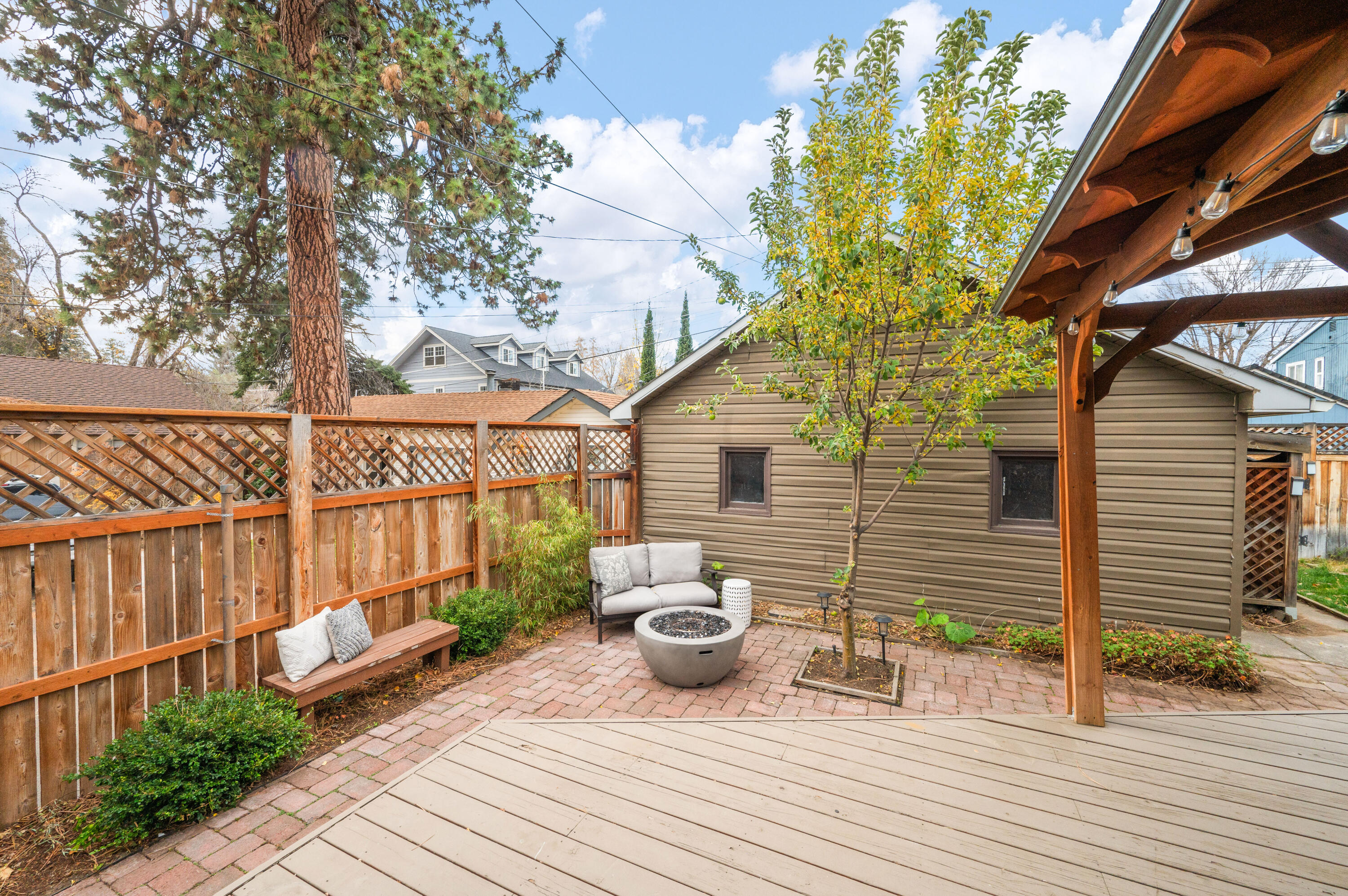 1439 Northwest 4th Street Bend, OR 97703 - Photo 38 of 41 Backyard Patio and Deck