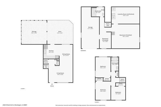 $317,000 | 2426 North Butrick Street, Waukegan, IL 60087