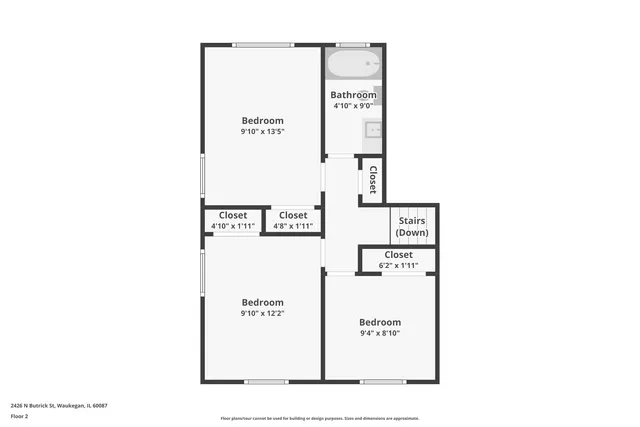 $317,000 | 2426 North Butrick Street, Waukegan, IL 60087