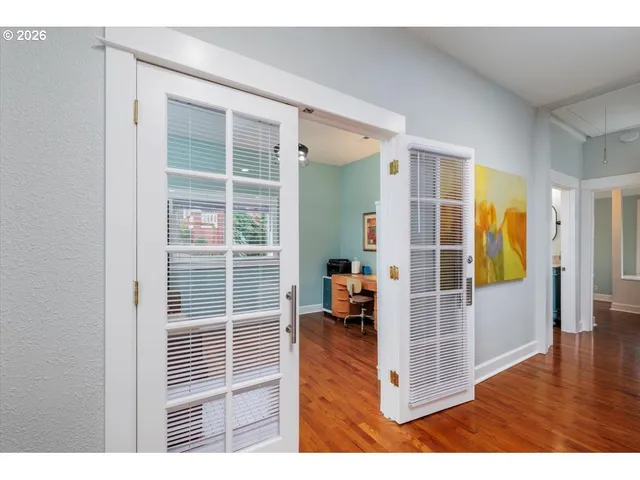 a view interior of the house and wooden floor