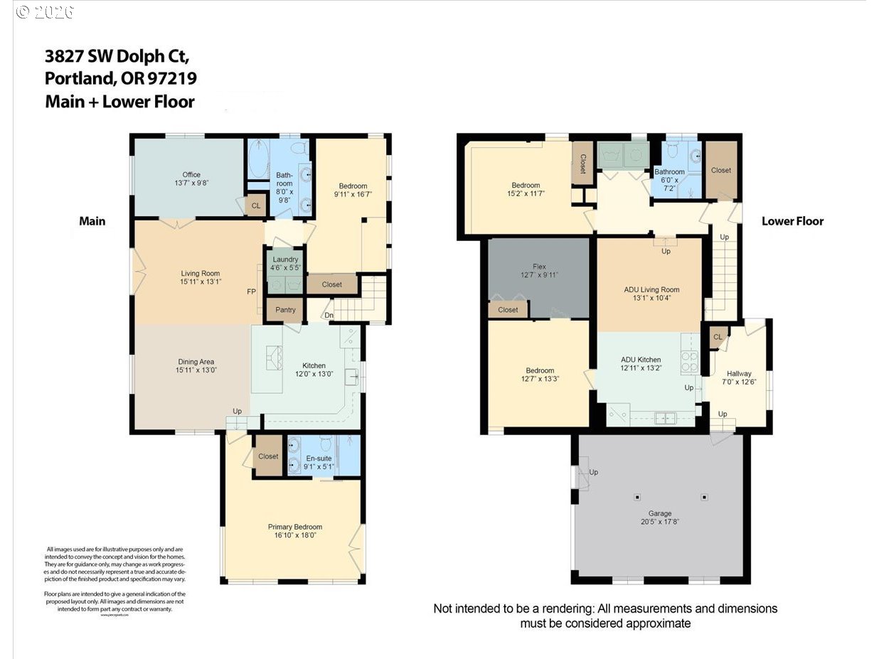 3827 Southwest Dolph Court Portland, OR 97219 - Photo 26 of 48 a picture of a floor plan