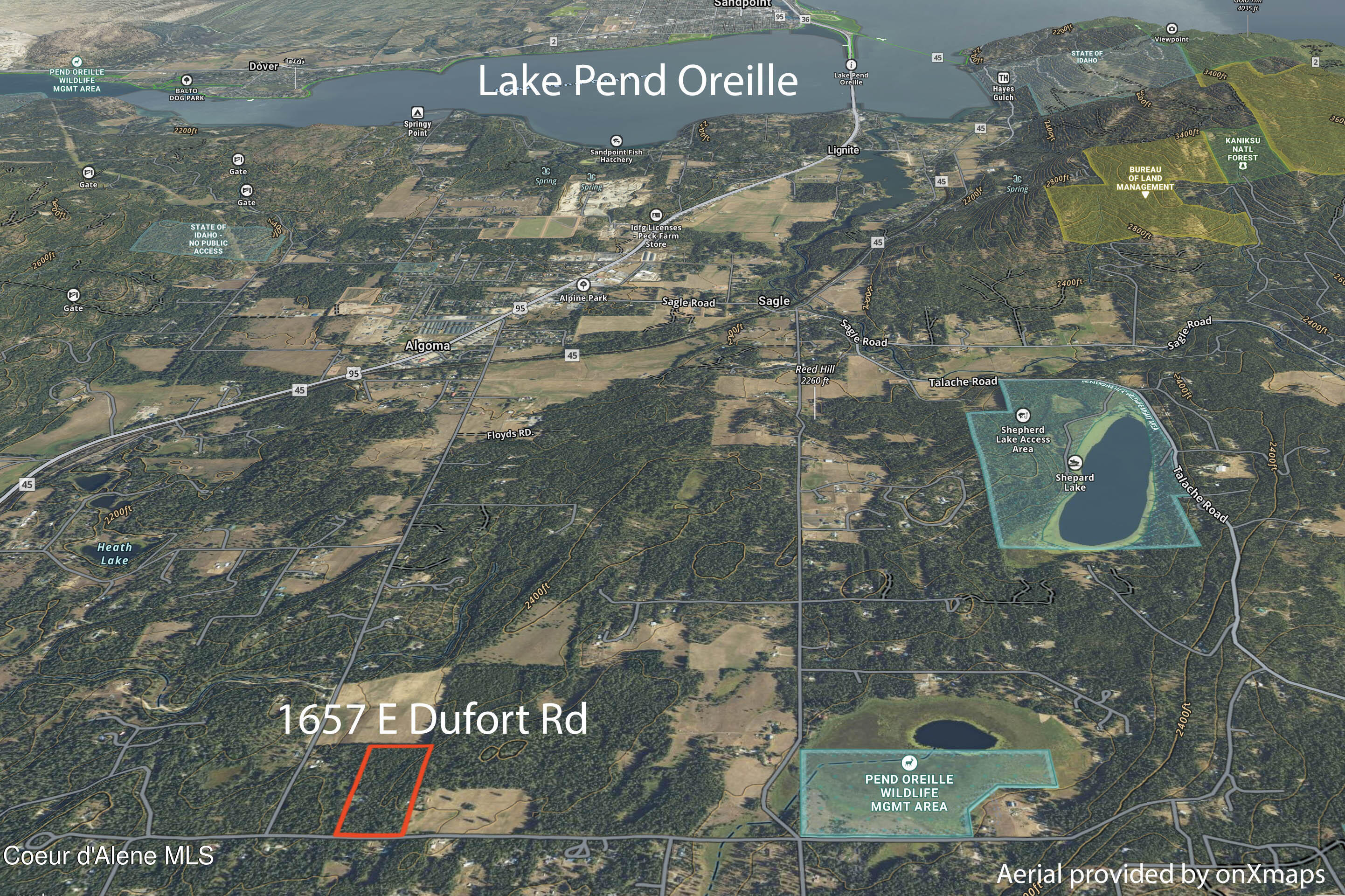 1657 East Dufort Road Sagle, ID 83860 - Photo 33 of 37 onXmaps