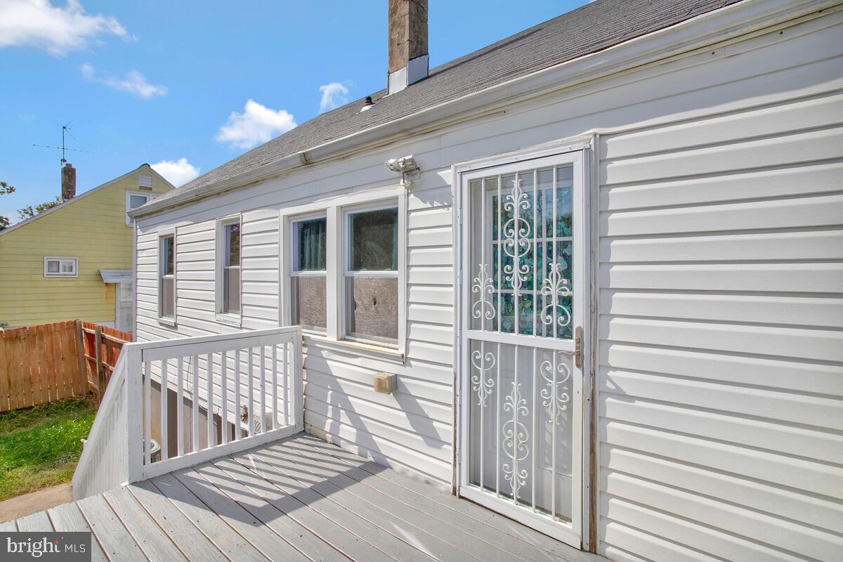 3513 Ellen Road Windsor Mill, MD 21244 - Photo 14 of 39 View of Back Door & Deck