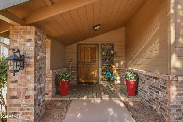 a view of a entryway door of the house