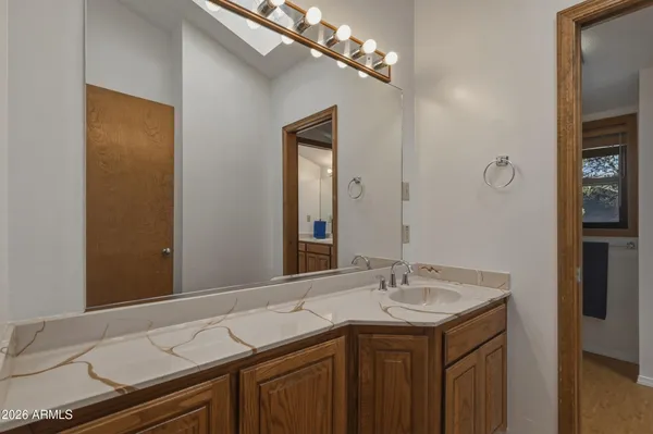 a view of city and green space