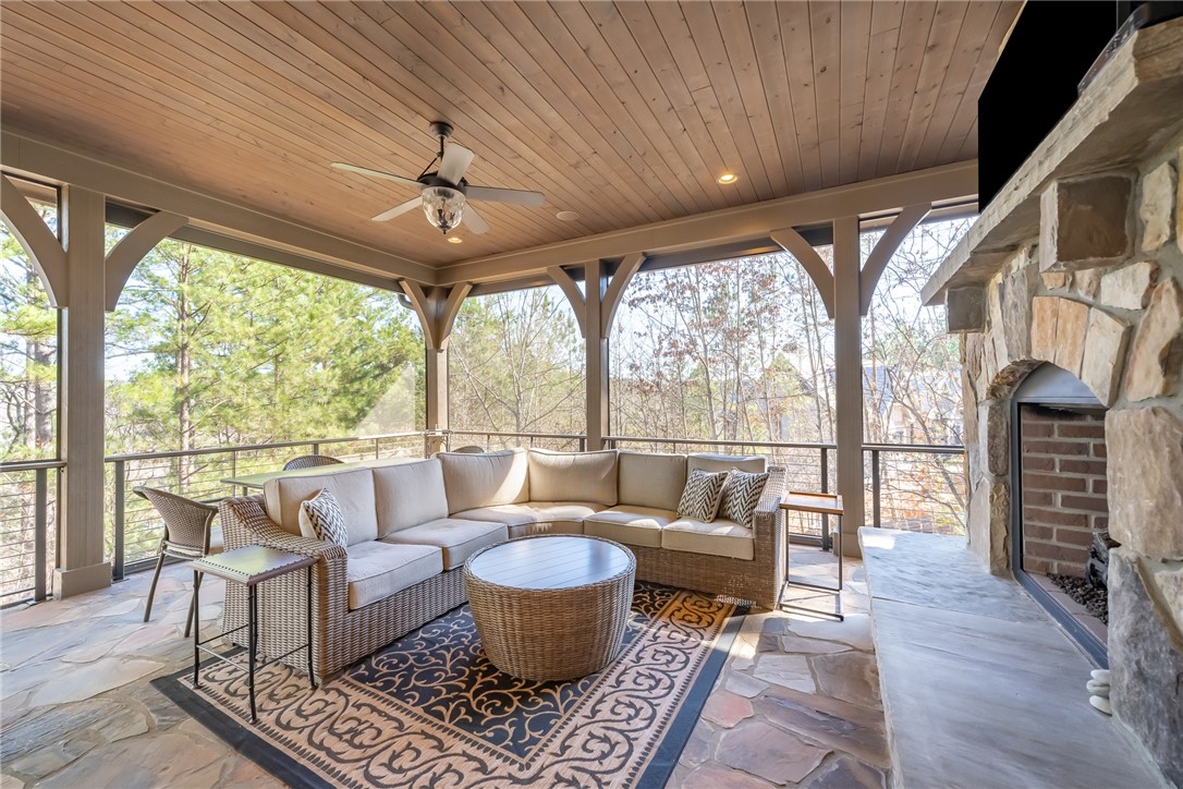 215 Long Ridge Road Sunset, SC 29685 - Photo 18 of 50 Screened Porch
