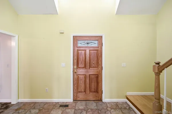 a view of front door