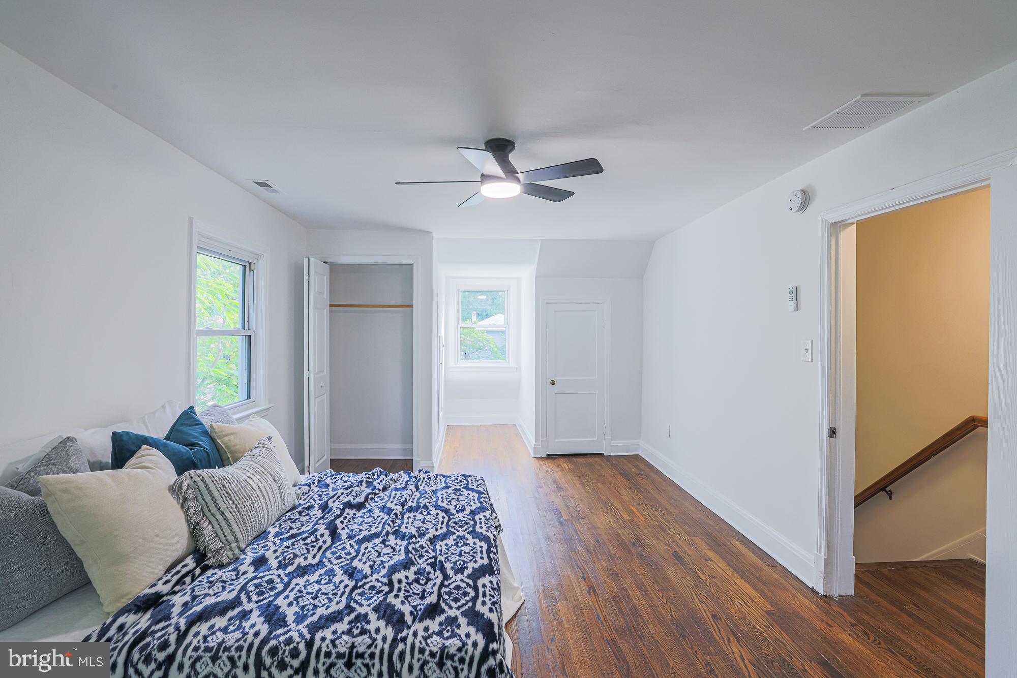 410 Kingston Road Baltimore, MD 21229 - Photo 32 of 56 3rd bedroom - great closets and ceiling fan