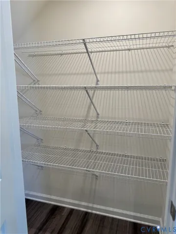 a utility room with washing machine