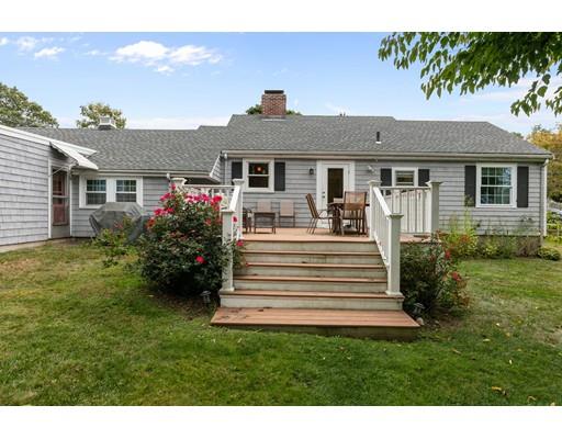 3 Haley Road Marblehead, MA 01945 - Photo 21 of 25 a front view of a house with a garden