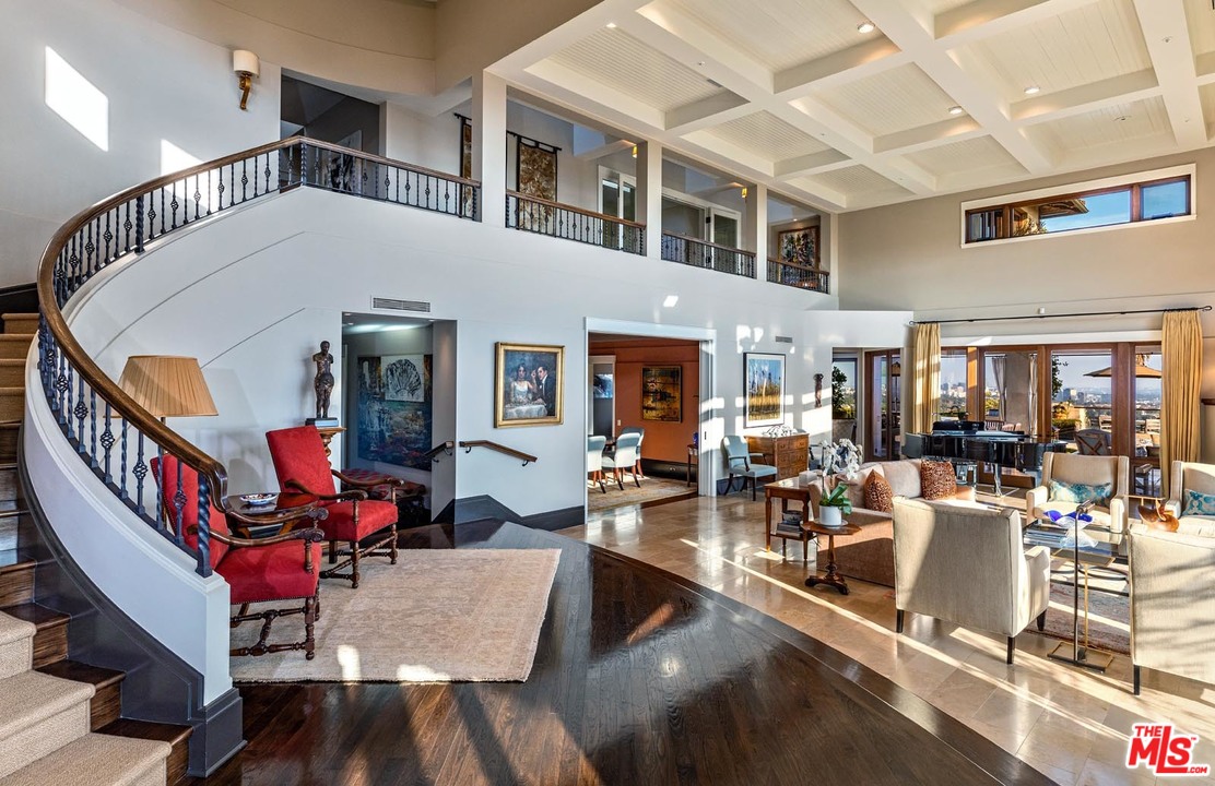 1870 Mango Way Los Angeles, CA 90049 - Photo 9 of 28 a living room with furniture pool table and chairs