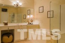 5435 Brandy Bay Road Raleigh, NC 27613 - Photo 11 of 25 Stand Up Glass Custom Shower, Garden Soaking tub, Wired For TV, Cultured Marble countertops, Custom Painted w/hand painted stenciling. Artist signed her work. Can you find it in the room?